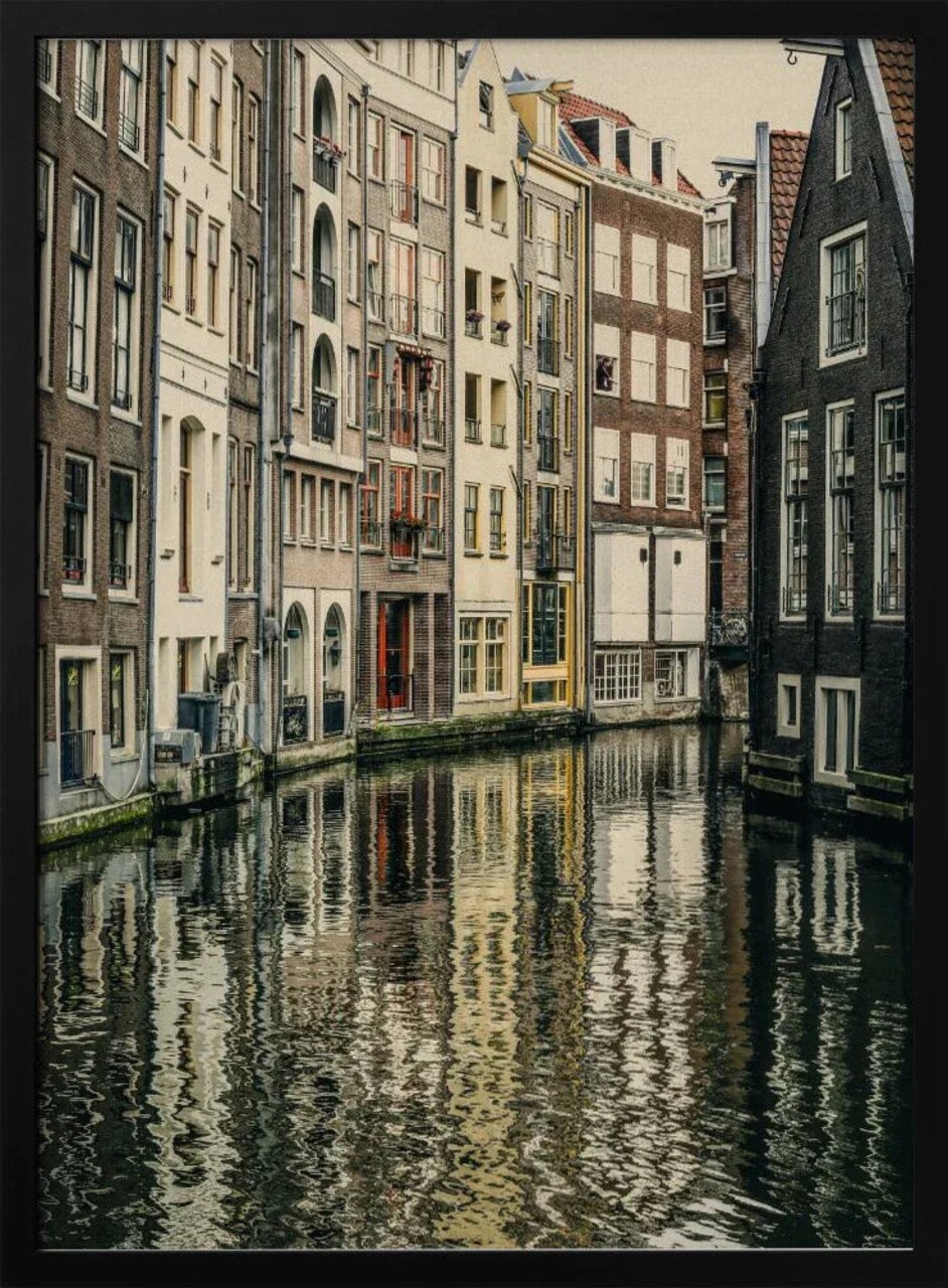 Framed Art Print of Twin Cities by Andrej Nihil - 24x36 Wall Decor for Home or Office